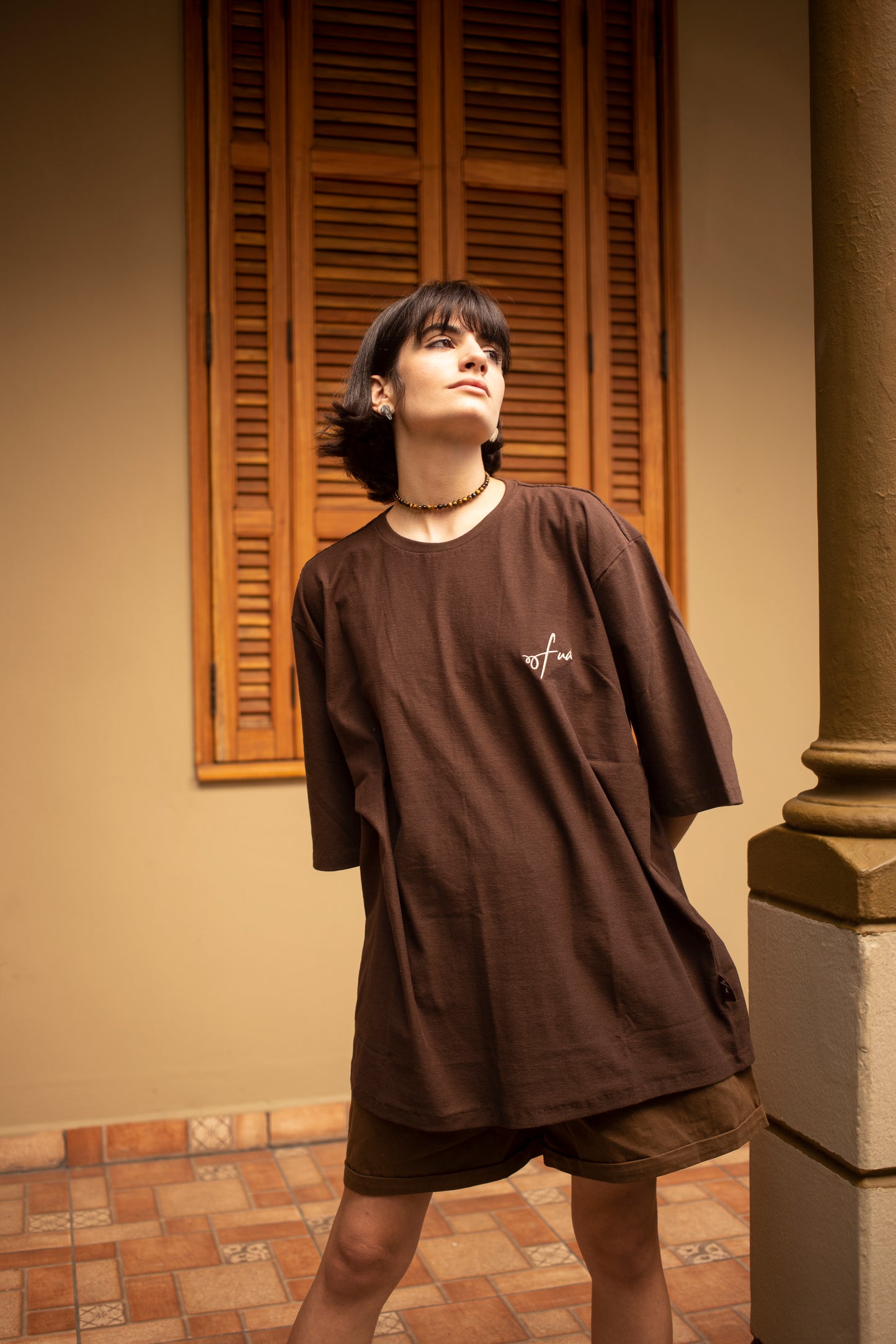 T-shirt over