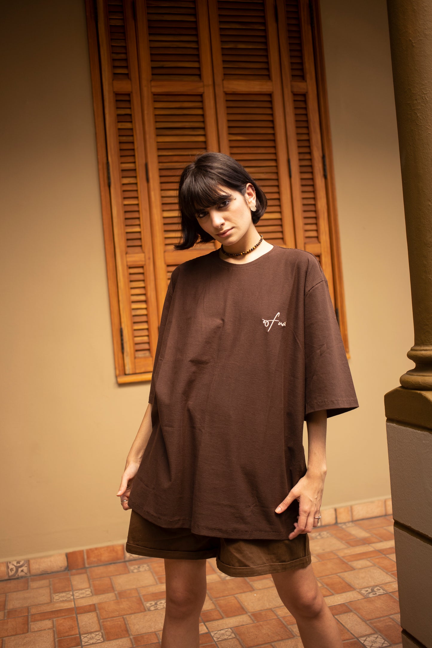 T-shirt over