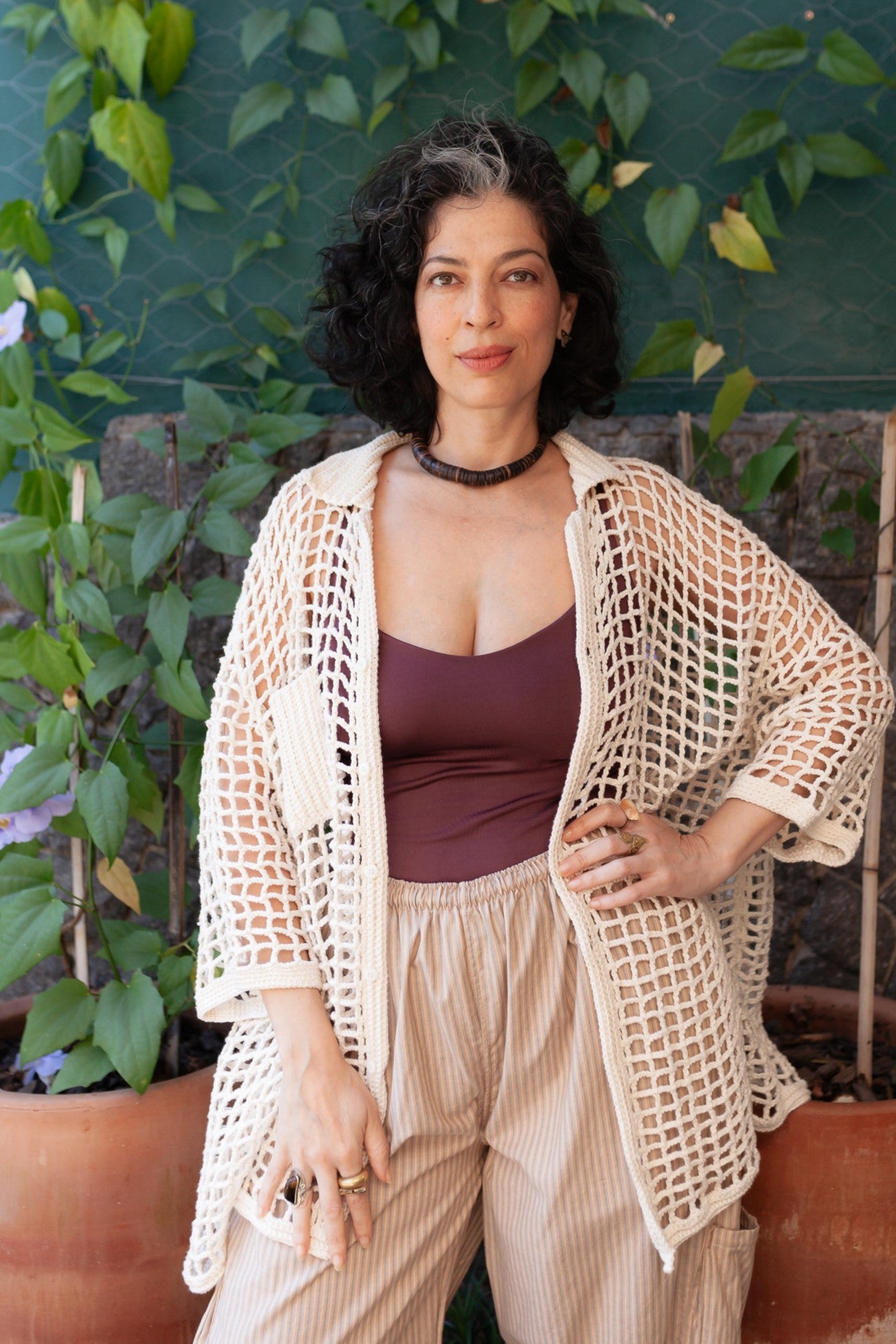 Camisa Cosmo Crochê (SOB DEMANDA)